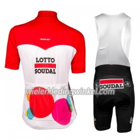 Set Fietsshirt + Korte Koersbroek 2018 Lotto Soudal Dames N001